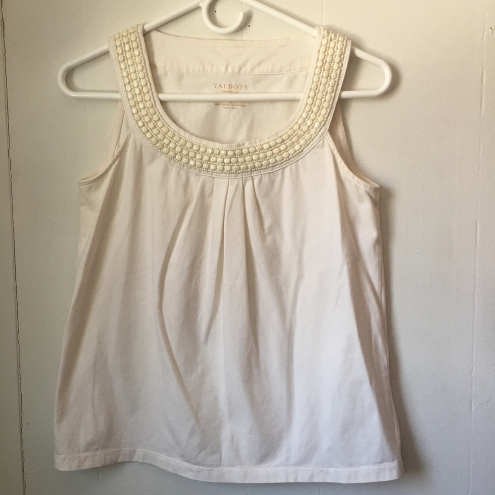 Talbots sleeveless blouse